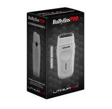 Load image into Gallery viewer, BaBylissPRO LithiumFX+ Limited Edition Grey Lithium Ergonomic Double Foil Shaver