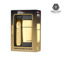 Load image into Gallery viewer, BaBylissPRO Gold LimitedFX Professional Trimmer & Double Foil Shaver Set Combo