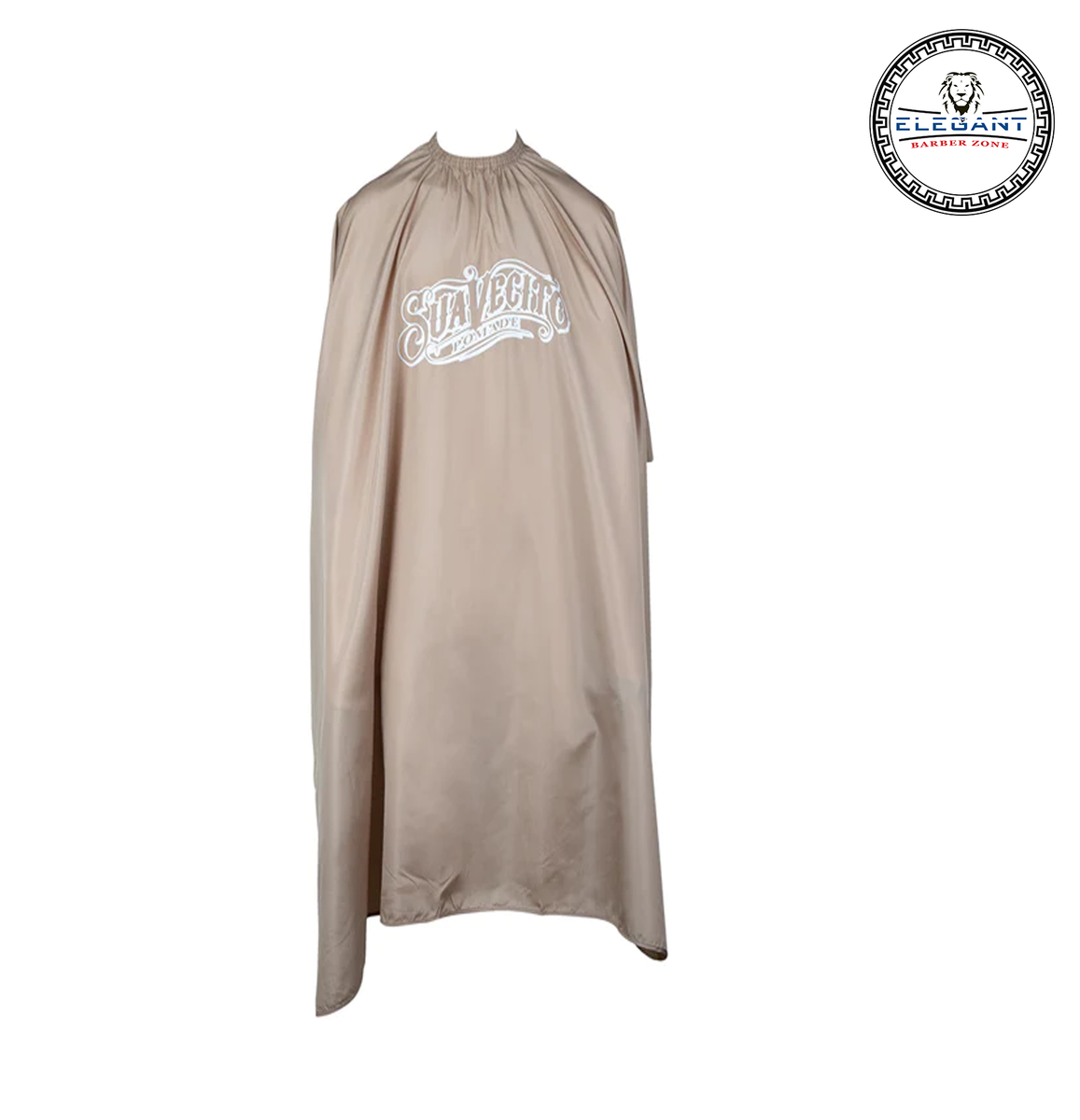 Suavecito OG Script Barber Cape tan Elegant Barber Zone