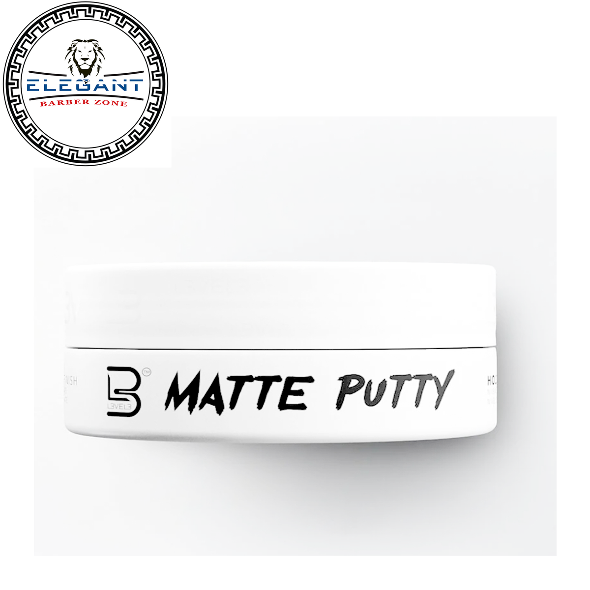 lv 3 Matte Putty Medium hold matte finish Elegant Barber Zone