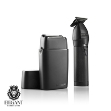 Load image into Gallery viewer, BaBylissPro LimitedFX Trimmer & Double Foil Shaver Combo – Matte Black FXDUOFS2TMBck