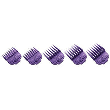 Load image into Gallery viewer, Andis Andis Nano-silver Magnetic Attachment 5-combs, Small, Sizes 1/16&quot;, 1/8&quot;, 1/4&quot;, 3/8&quot;, 1/2&quot;