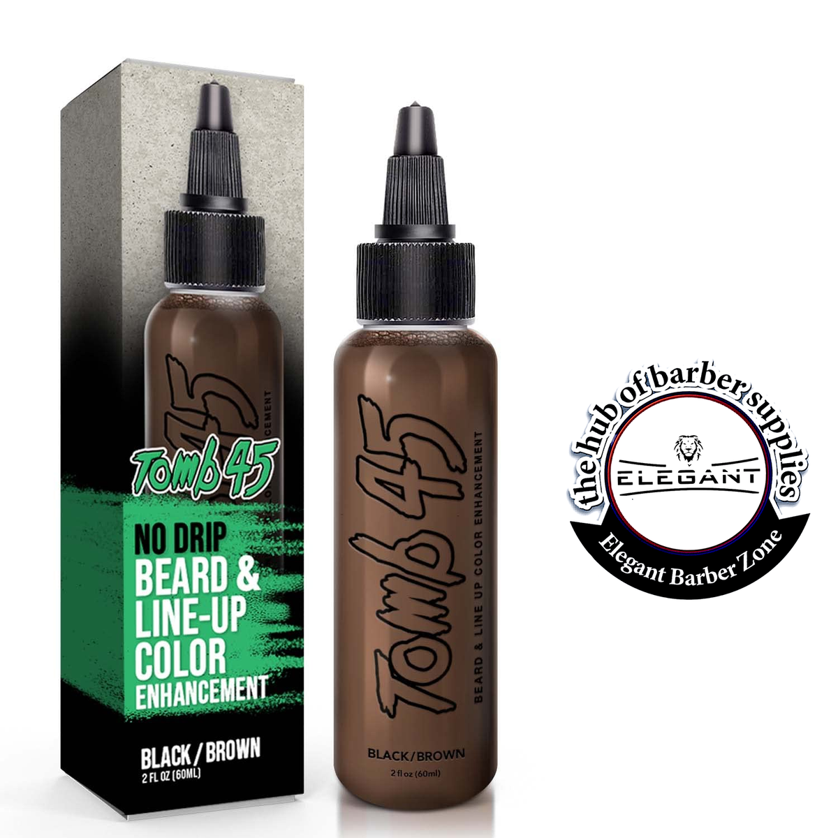 Tomb45 Beard & Line up Color Enhancement Brown/Black Elegant Barber