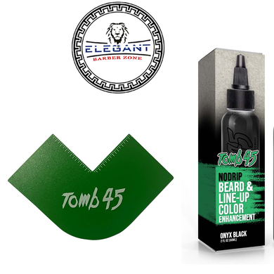Tomb45 Beard & Lineup Enhancement Coloring black + Klutch Card 2.0 Green