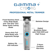 Load image into Gallery viewer, Gamma+ CYBORG Metal Trimmer with Digital Brushless Motor