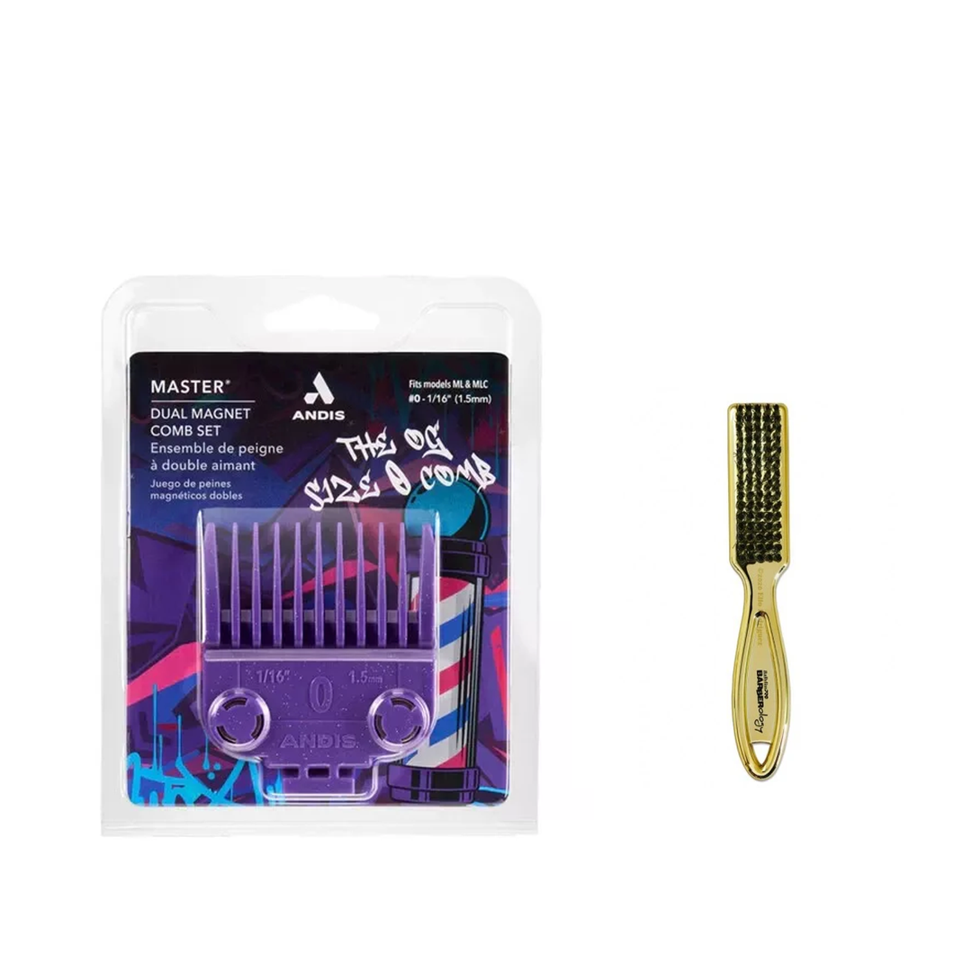 Andis #561385 Master Dual Magnet Comb Set Size #0 Comb Fits Model ML & MLC