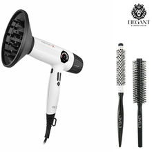 Load image into Gallery viewer, StyleCraft Instinct-X Professional Hair Dryer Brushless Motor with Digital Display, 2 Nozzles and 1 Diffuser