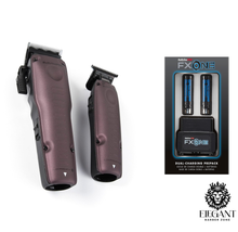 Load image into Gallery viewer, BaBylissPRO FXONE LOPROFX Limited EditionPurple trimmer and clipper with Dual-Battery Charging Base