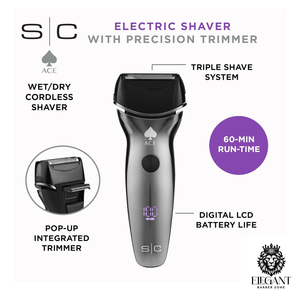 StyleCraft Ace  Electric Cordless Wet/Dry Shaver