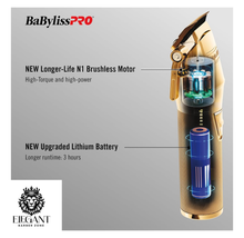 Load image into Gallery viewer, BaByliss PRO FX870NG GoldFX Cordless Hair Clipper USB-C charging