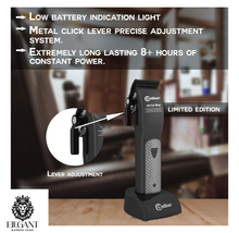 Load image into Gallery viewer, Caliber Cordless Linear Mag Motor Clipper 50, Black Long-Lasting 8 Hours