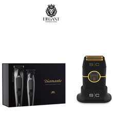 Load image into Gallery viewer, JRL Diamante Collection: Clipper + Trimmer Set with free Instinct Metal shaver -preorder