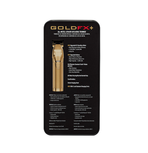 BaBylissPRO Upgraded GoldFX+ N1 Skeleton Cordless Trimmer FX787NG