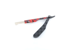 Load image into Gallery viewer, StyleCraft x Deluxe Line Professional Barber Straight Razor Camo Red