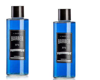 Marmara Barber Eau De Cologne 500ml No 2 Blue- 2 jar