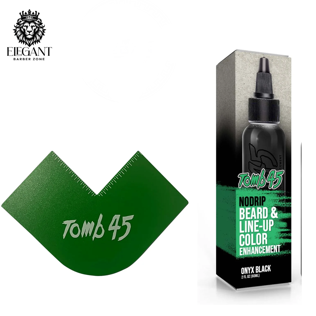 Tomb45 Beard & Lineup Enhancement Coloring black + Klutch Card 2.0 Green
