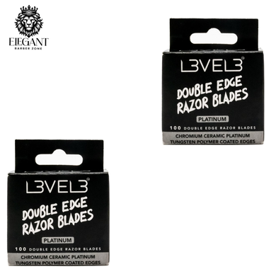 L3 Double Edge Razor Blades 2 pack of 100