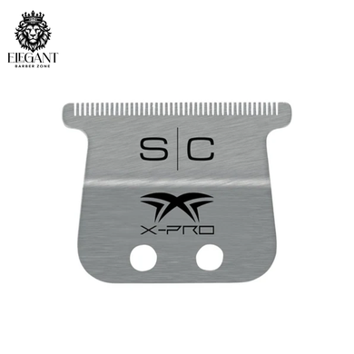 StyleCraft X-Pro Stainless Steel Wide Fixed Trimmer Blade-silver