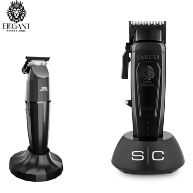 StyleCraft Saber II clipper black with jrl onyx trimmer