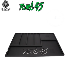 Load image into Gallery viewer, Tomb45 Powered Mats Wireless charging organizing mat (Power Clips sold separately) black/ black