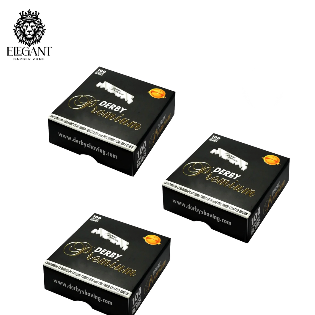DERBY Barber Razor Cutting Premium Single Edge Blade 300 Count