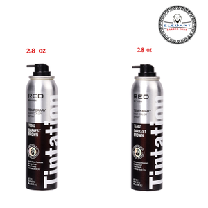 Kiss Tintation Temporary Color Spray 2.8 oz  small Darkest Brown- 2 pcs