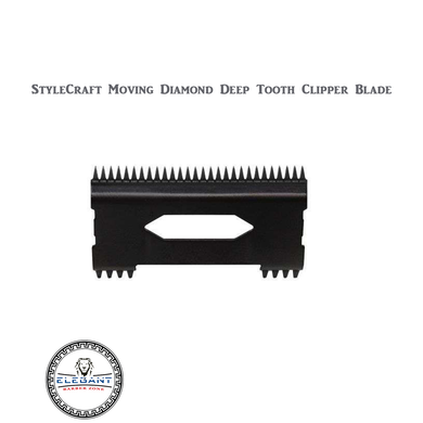 StyleCraft Moving Black Diamond Deep Tooth Clipper Blade SCMBDDC