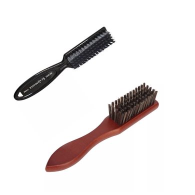 Nylon Brush and wood Barber Blade Cleaning Tool