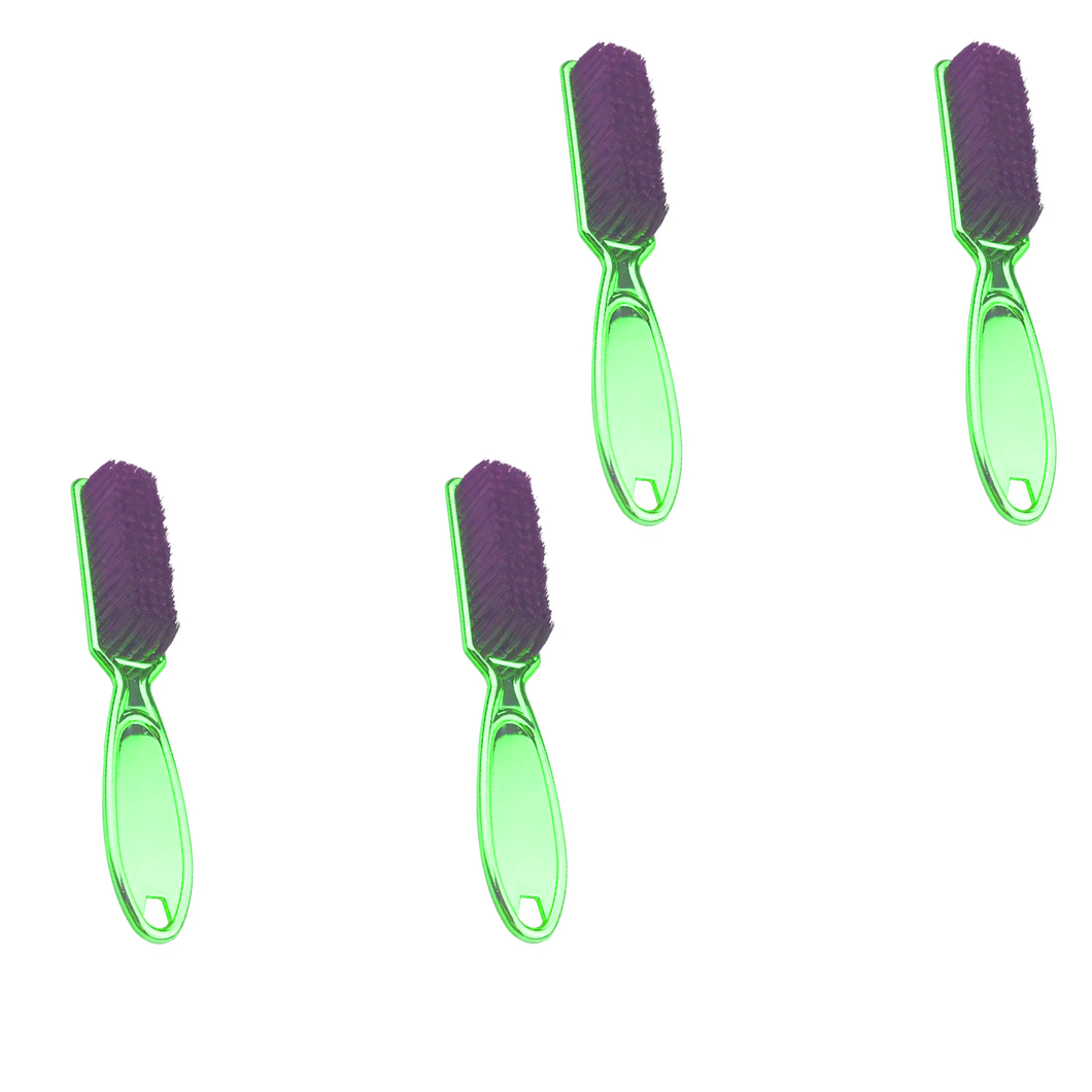 fade brush green metallic fade brush barber cleaning-4 pcs