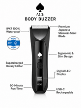 Load image into Gallery viewer, StyleCraft Ace Body Buzzer FULL BODY HAIR GROOMER