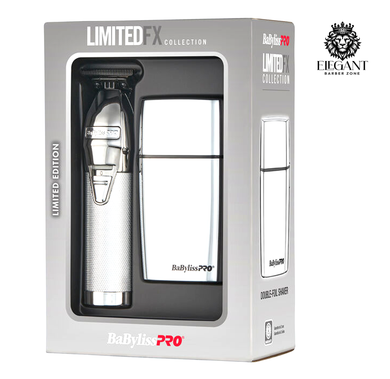 BaBylissPRO LimitedFX Silver Trimmer and Double-Foil Shaver