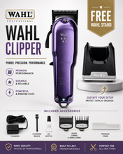 Load image into Gallery viewer, Wahl Professional All-Metal Legend+ PURPLE with free stand