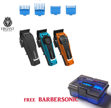 Gamma+ Shorty Cordless Clipper EON Digital Motor with sonic box