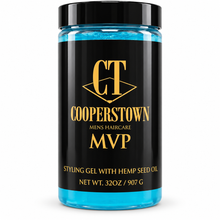 Load image into Gallery viewer, Cooperstown MVP Styling Gel with hemp seed oil 32oz