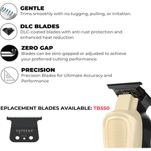 Load image into Gallery viewer, Supreme Trimmer Darkstar 82 Metal Body Barber Trimmer w. Magnetic Vector Motor-sand