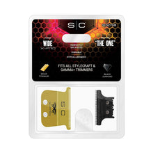 Load image into Gallery viewer, Stylecraft Replacement Fixed Gold Titanium X-Pro Wide Blade w/the One Cutter Set