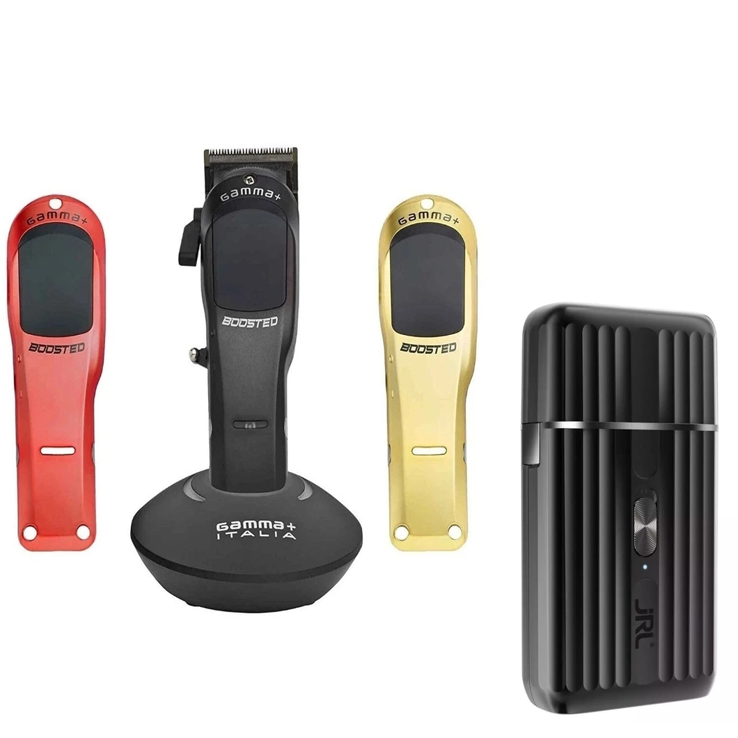 GAMMA+ Boosted Professional Cordless clipper/ free jrl shaver