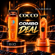 Load image into Gallery viewer, saber clipper  with cocco trimmer orange collection- free shipping online only