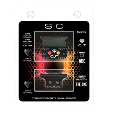 Stylecraft REPLACEMENT DIAMOND CUT FIXED BLACK DIAMOND DLC TRIMMER BLADE WITH THE ONE CUTTER SET