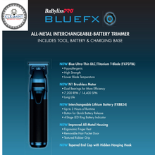 Load image into Gallery viewer, BaByliss PRO FXONE BLUEFX Trimmer FX799BL
