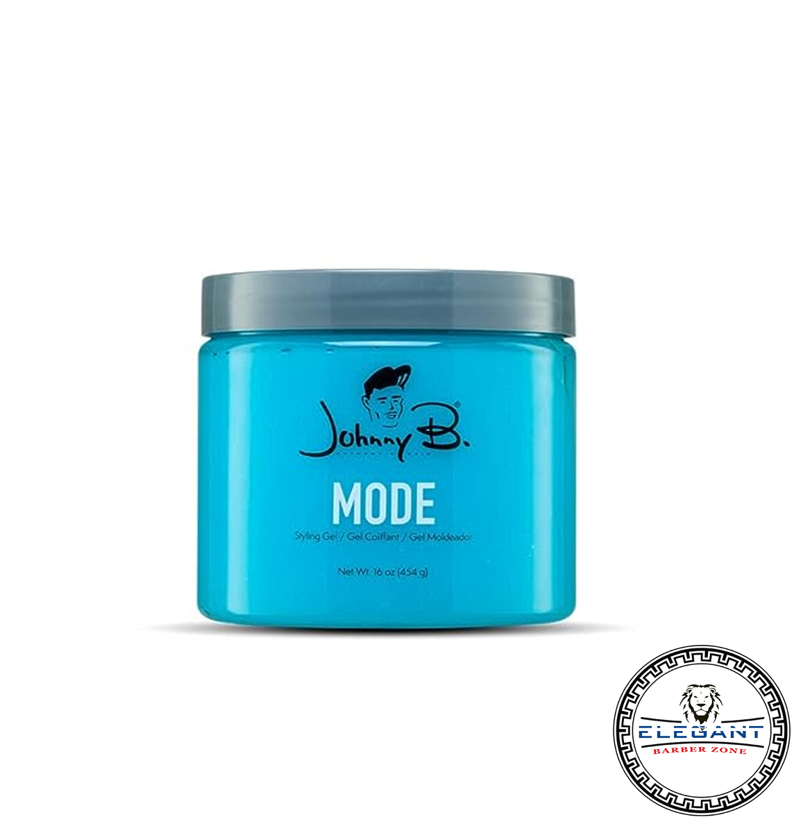 Johnny B. Mode Styling Gel 16 Oz Elegant Barber Zone