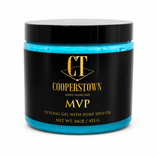 Load image into Gallery viewer, Cooperstown Mens Hair Styling Gel MVP 16oz