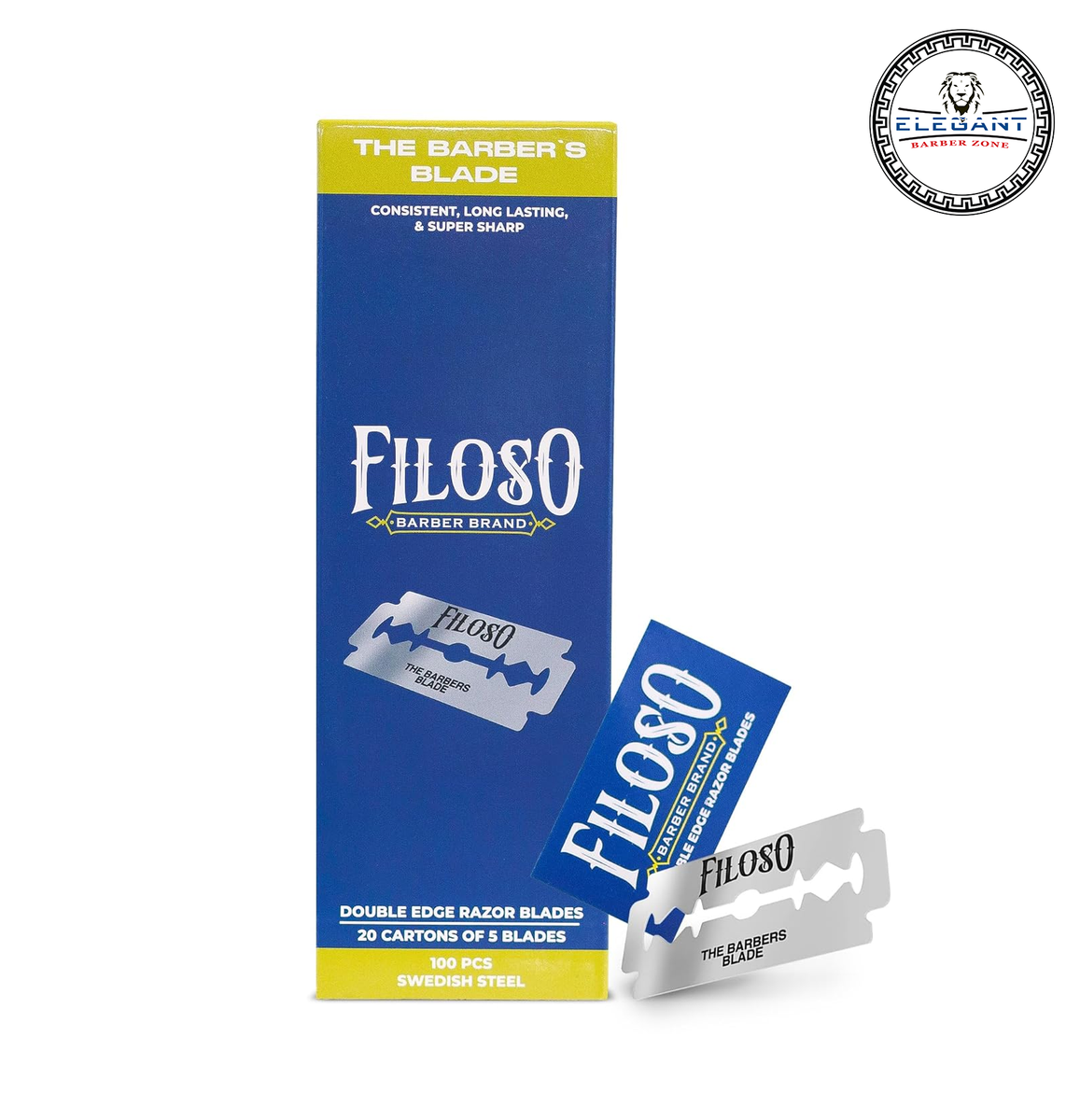 Filoso Double Edge Razor Blade, Safety Razor Blade Stainless Steel Pla ...