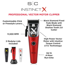 Load image into Gallery viewer, INSTINCT-X - PROFESSIONAL VECTOR MOTOR HAIR CLIPPER WITH INTUITIVE TORQUE CONTROL