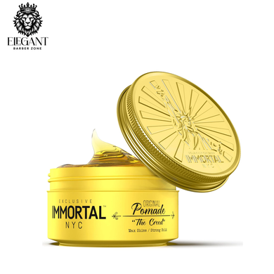 Immortal NYC The Creed Hair Pomade - Strong Hold, Max Shine, All Natural Water-Based