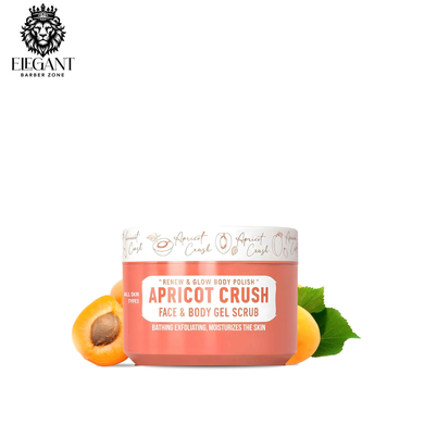 Immortal NYC Apricot Crush Face & Body Scrub Mask Gel