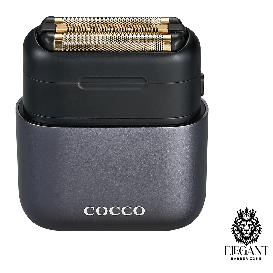 COCCO IMPACTO Shaver, Hygienic Gold Foil Triple Blade, Grey, Wet & Dry