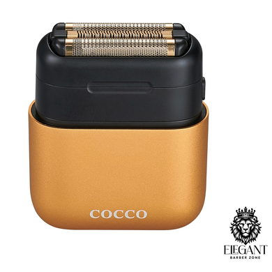 COCCO IMPACTO Shaver, Hygienic Gold Foil Triple Blade, Gold, Wet & Dry