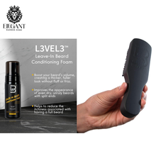 Load image into Gallery viewer, Level 3 Leave-In Beard Conditioner Foam with Club Brush
