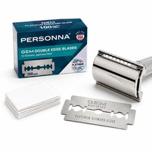 Load image into Gallery viewer, Personna Gem Double Edge Razor Blades 100ct